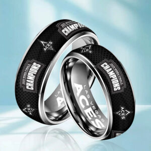 Las Vegas Aces 2025 WNBA Champions Custom Alloy Ring - TMTHU1448
