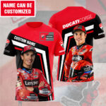 Personalized Ducati Lenovo Team x Marc Márquez 3D Apparel - TMTHU1235
