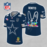 Dallas Cowboys x Bad Bunny 3D Football Jersey - MAITM13307