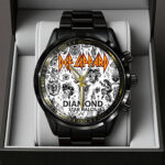 Def Leppard Black Stainless Steel Watch – TANTN17837