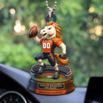 Denver Broncos 2025 Season Custom shape 2-sided Acrylic Car Ornament - HOATT13667