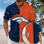 Denver Broncos Short Sleeve Button-Down Shirt - MAITM13553