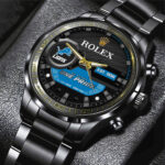 Detroit Lions x Rolex Black Stainless Steel Watch - MAITM7435