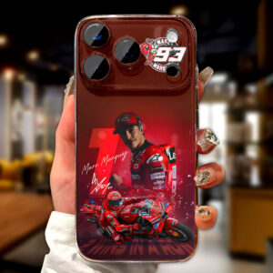 Ducati Lenovo Team x Marc Márquez 2025 MotoGP World Champion Phone Case – GNENEW657