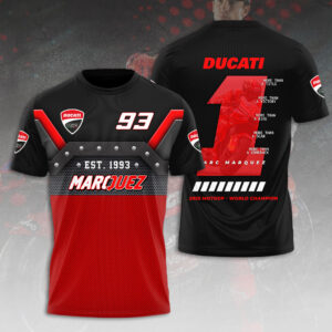 Ducati Lenovo Team x Marc Márquez 2025 World Champion 3D Apparel - HOATT13572