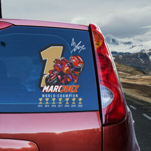 Ducati Lenovo Team x Marc Márquez 3D Car Sticker - TANTN17032