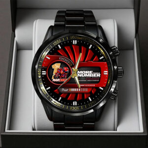 Ducati Lenovo Team x Marc Márquez Black Stainless Steel Watch - TANTN17126