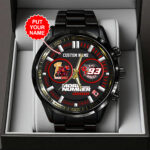 Personalized Ducati Lenovo Team x Marc Márquez Black Stainless Steel Watch - TANTN17127