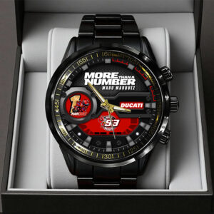 Ducati Lenovo Team x Marc Márquez Black Stainless Steel Watch - TANTN17128