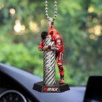 Ducati Lenovo Team x Marc Márquez Custom Shape 2-sided Acrylic Car Ornament – TANTN17886