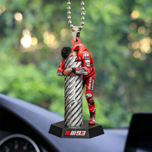 Ducati Lenovo Team x Marc Márquez Custom Shape 2-sided Acrylic Car Ornament – TANTN17886