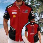 Ducati Lenovo Team x Marc Márquez Short Sleeve Button-Down Shirt – MAITM13262