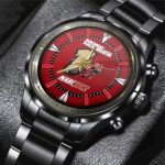 Ducati Lenovo Team x Marc Márquez 2025 World Champion Black Stainless Steel Watch - HOATT13597