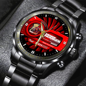 Ducati Lenovo Team x Marc Márquez 2025 World Champion Black Stainless Steel Watch - HOATT13559