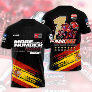 Ducati Lenovo Team x Marc Márquez 2025 World Champion 3D Apparel - HOATT13503