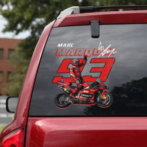 Ducati Lenovo Team x Marc Márquez 3D Car Sticker - HOATT13882