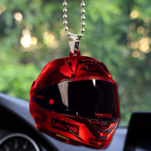 Ducati Lenovo Team x Marc Márquez Custom Shape 2-sided Acrylic Car Ornament – TANTN17116