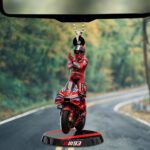 Ducati Lenovo Team x Marc Márquez Custom Shape 2-sided Acrylic Car Ornament – TANTN17884