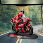Ducati Lenovo Team x Marc Márquez Custom Shape 2-sided Acrylic Car Ornament – TANTN17888