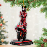 Ducati Lenovo Team x Marc Márquez Custom Shape 2-sided Acrylic Ornament – TANTN17885