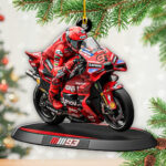 Ducati Lenovo Team x Marc Márquez Custom Shape 2-sided Acrylic Ornament – TANTN17889