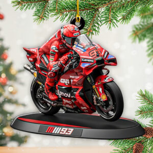 Ducati Lenovo Team x Marc Márquez Custom Shape 2-sided Acrylic Ornament – TANTN17889