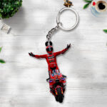 Ducati Lenovo Team x Marc Márquez Custom Shape 2-sided Keychain - TANTN17206