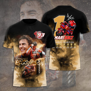 Ducati Lenovo Team x Marc Márquez 2025 MotoGP World Champion 3D Apparel - GNE4537