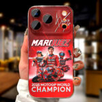 Ducati Lenovo Team x Marc Márquez 2025 World Champion Phone Case - HOATT13543