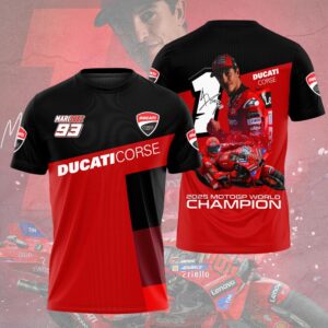 Ducati Lenovo Team x Marc Márquez 2025 World Champion 3D Apparel - HOATT13540