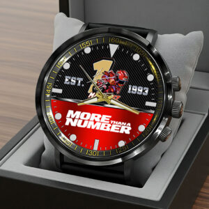 Ducati Lenovo Team x Marc Márquez 2025 World Champion Black Stainless Steel Watch - HOATT13654