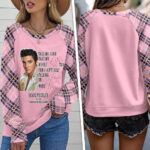 Elvis Presley Round Neck Raglan Sleeve Sweatshirt – TMTHU1244