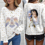 Elvis Presley Round Neck Raglan Sleeve Sweatshirt – TMTHU1415