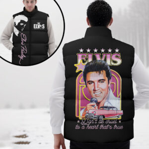 Elvis Presley 3D Sleeveless Down Jacket - VANDH 996