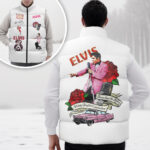 Elvis Presley 3D Sleeveless Down Jacket - TANTN 9125