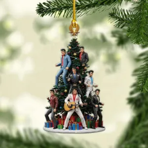 Elvis Presley Custom Shape 2-sided Acrylic Ornament – MAITM13283