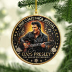 Elvis Presley Custom Shape 2-sided Acrylic Ornament – TANTN17061
