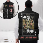 Elvis Presley 3D Sleeveless Down Jacket - VANDH 1112