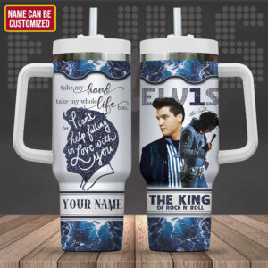 Personalized Elvis Presley 40oz Stanley Tumbler - TMTHU1834