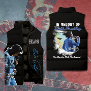 Elvis Presley 3D Sleeveless Down Jacket - MAITM 5083