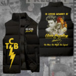 Elvis Presley 3D Sleeveless Down Jacket - TANTN 9390