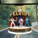 Elvis Presley Custom shape 2-sided Acrylic Car Ornament - TANTN17859