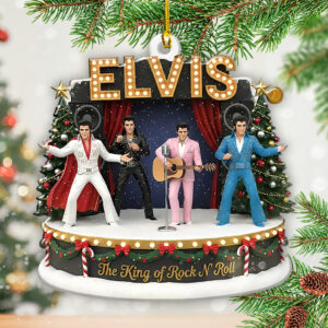 Elvis Presley Custom Shape 2-sided Acrylic Ornament – TANTN17858