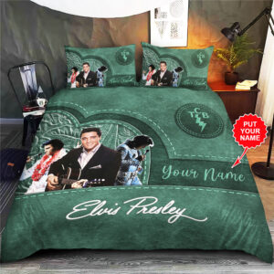 Personalized Elvis Presley 3-Piece Duvet Bedding Set - VANDH 1754