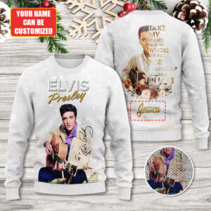 Personalized Elvis Presley Ugly Sweater - TANTN 9321