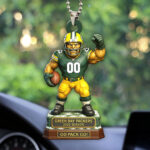 Green Bay Packers 2025 Season Custom shape 2-sided Acrylic Car Ornament - HOATT13669
