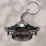 Harley Davidson Custom Shape 2-sided Keychain – TMTHU1406