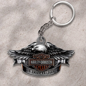 Harley Davidson Custom Shape 2-sided Keychain - TMTHU1406
