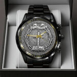 His Mercy Endures Forever Black Stainless Steel Watch - TANTN17420