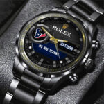 Houston Texans x Rolex Black Stainless Steel Watch - MAITM13208